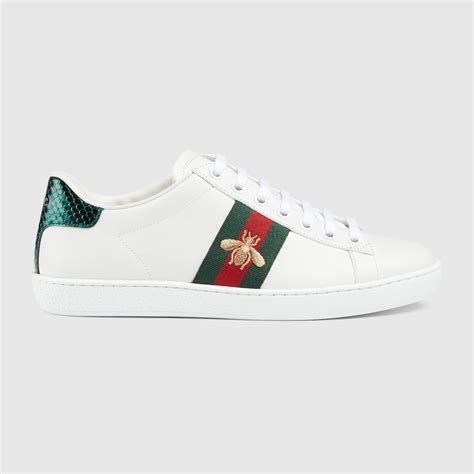 gucci ace sneakers laces|gucci bee sneakers women's.